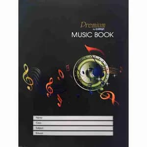 A4 Black Music Book - Campap