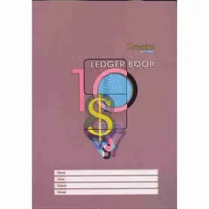 A4 Purple Ledger Book - Campap