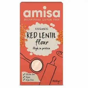 Gluten Free Organic Red Lentils Flour - Amisa
