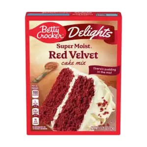 Super Moist Red Velvet Cake Mix - Betty Crocker