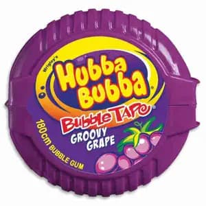 Grovy Grape Bubble Gum Tape - Hubba Bubba