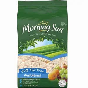 Fruit Muesli Fat Free - Morning Sun