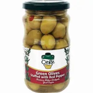 Green Olives Stuffed with Red Pepper - Cere