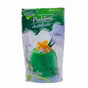 Instant Pudding Powder Mix Pandan Flavor - Nutrijell