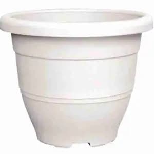 Biodegradable Elegant Series Flower Pot (White) - Baba