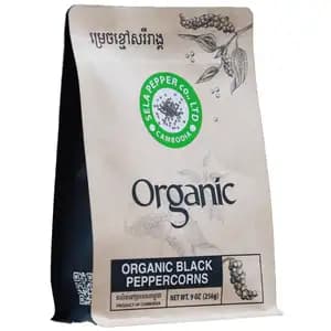 Organic Black Peppercorn in Paper Bag - Sela Pepper