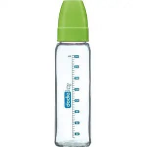 Baby Glass Bottle Green 240ml for 6m+ - Dodie