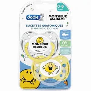 Symmetric Soother Mister Happy for 0-6m - Dodie
