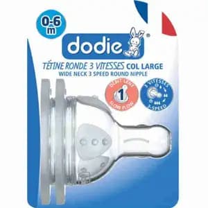 Wike Neck 3 Speed Round Nipple for 0-6m - Dodie