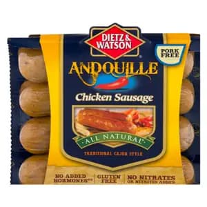 Gluten Free Andouille Chicken Sausage - Dietz & Watson