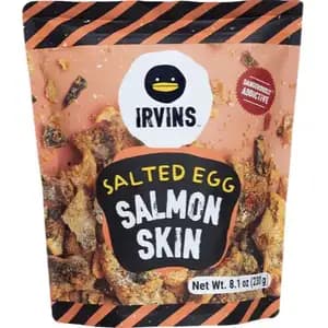 Salted Egg Salmon Skin - Irvins