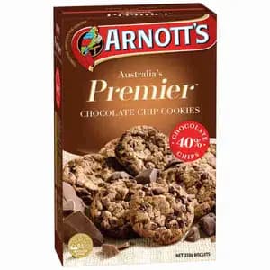 Premier Chocolate Chips Cookies - Arnott's