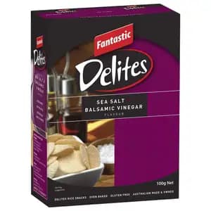 Sea Salt Balsamic Vinegar Chips - Delites - Fantastics