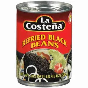 Refried Black Beans - La Costeña - La Costeña