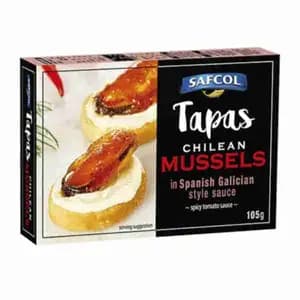 Tapas Chilean Mussels in Spanish Galician - Safcol