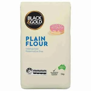 Plain Flour - Black & Gold