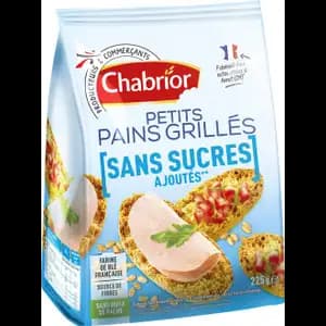 Grilled Bread Roll No Added Sugar - Chabrior