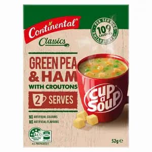 Green Pea & Ham with Croutons - Continental