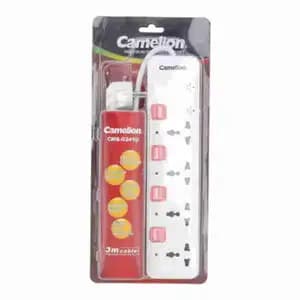 Universal 4 Socket Extension - Camelion