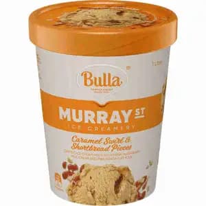 Caramel Swirl & Shortbread Pices Ice Cream - Bulla