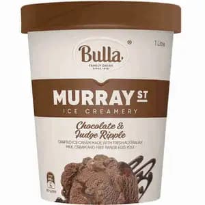 Chocolate & Fudge Ripple Ice Cream - Bulla