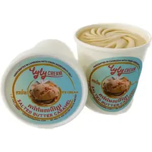 Salted Butter Caramel Ice Cream Pint - Lyly Cream