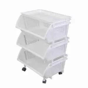 3 Tier Rack with Wheels - Super Lock