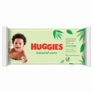Natural Care Aloe Vera Baby Cleansing Wipe - Huggies