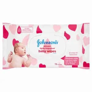 Skincare Lightly Fragranced Baby Wipes Pink - Johnson's