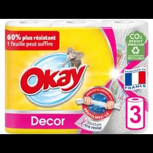 Decorated Paper Towel - Okay