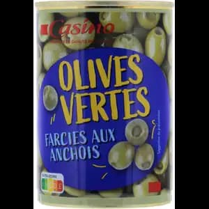 Green Olive Stuffed Anchovies - Casino