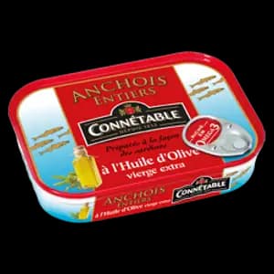 Whole Anchovies in Extra Virgin Olive Oil - Connétable