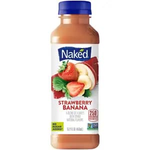Strawberry Banana Smoothie No Added Sugar - Naked