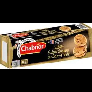 Sablés Salted Caramel Chips - Chabrior