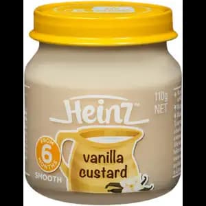 Baby Fruits Vanilla Custard - Heinz