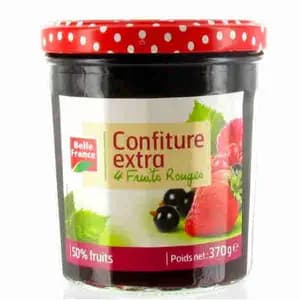 4 Red Fruits Extra Jam - Belle France