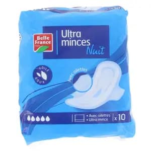 Ultra Thin Night Wing Pad - Belle France