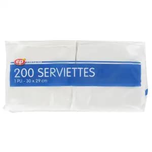 White Napkins - Écoprix