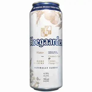 Hoegaarden white beer can - Hoegaarden