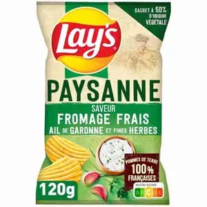Fresh Cheese with Garonne Garlic and Fine Herbs Chips - Lay's