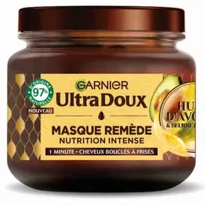 Curly Hair Masks Intense Nutrition Remedy Avocado Oil - Garnier