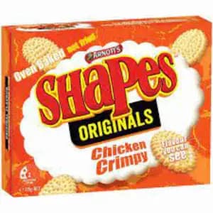 Shapes Original Chicken Crimpy - Arnott's