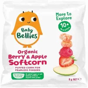 Organic Berry & Apple Softcorn 10m+ - Baby Bellies