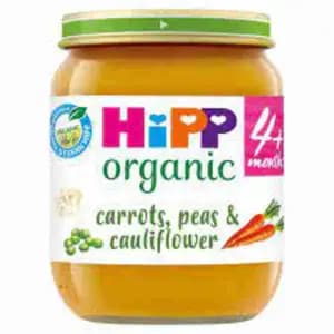 Organic Carrots, Peas & Cauliflower 4m+ - Hipp - Organic