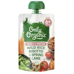 Wild Rice Rissotto & Spring Lamb 6m+ - Only Organic