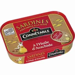 Sardines in Peanut Oil - Connétable