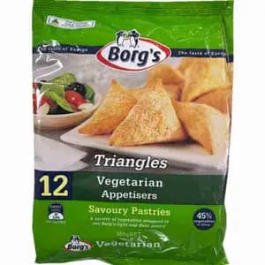 Triangles Vegetarian Appetisers - Borg's