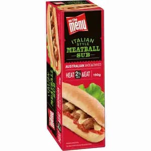 Italian Style Meatball Sub - On The Menu