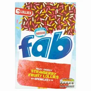 Fab Strawberry Lollies - Nestlé