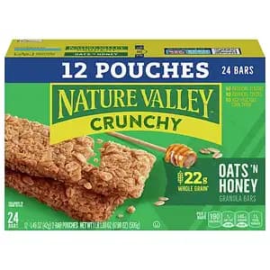 Crunchy Oats and Honey Granolar Bars - Nature Valley